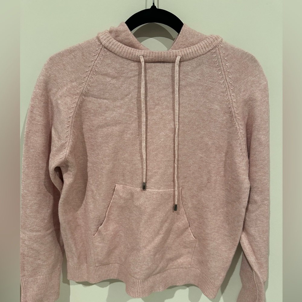 Hooded cashmere sweater